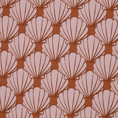 French Terry - Seashell - Roest-Lichtroze French Terry - Seashell - Roest-Lichtroze