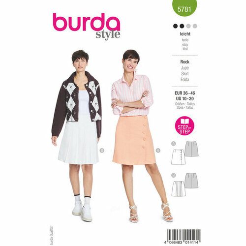 Burda Patroon 5781 - Rok