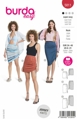 Burda Patroon 5811 - Rok