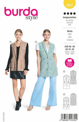 Burda Patroon 5827 - Jas