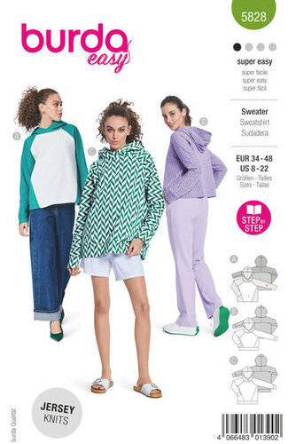 Burda Patroon 5828 - Sweater