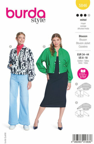 Burda Patroon 5846 - Blouson