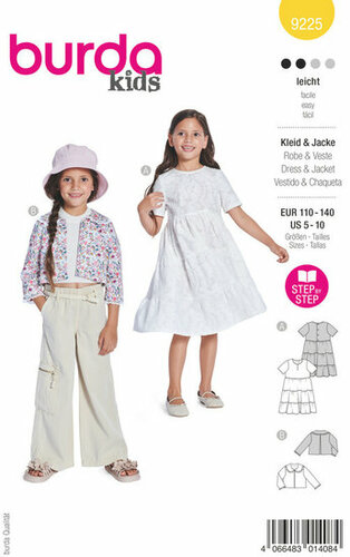 Burda Patroon 9225 - Jurk en Jas