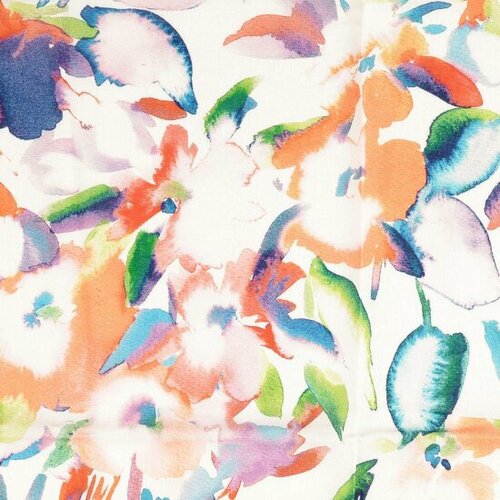 Chiffon - Bloemen - Multicolor Chiffon - Bloemen - Multicolor