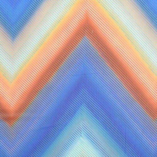 Coupon 1.45m - Chiffon - Zigzag - Multicolor Coupon 1.45m - Chiffon - Zigzag - Multicolor