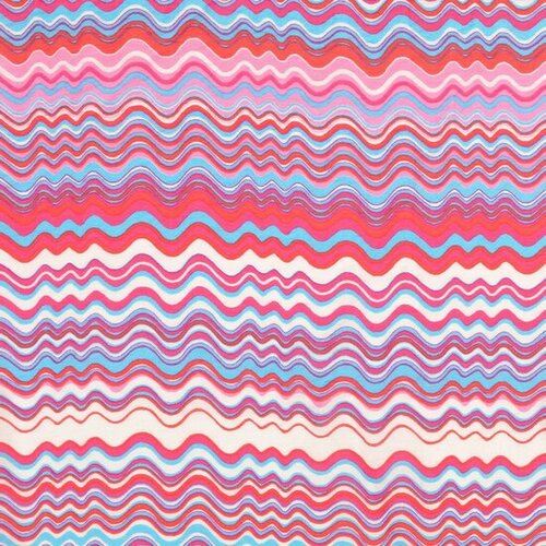 Viscose - Golven - Roze Viscose - Golven - Roze