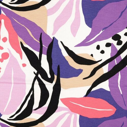 Viscose Jersey - Vormen - Multicolor Viscose Jersey - Vormen - Multicolor