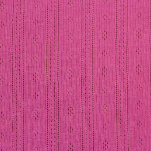 Pointelle - Uni - Fuchsia Pointelle - Uni - Fuchsia