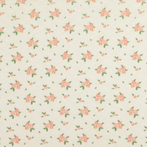 Sweat - Quilted Little Flowers - Roze-Ecru Sweat - Quilted Little Flowers - Roze-Ecru