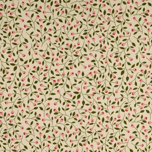 Poplin - Little Flowers - Ecru Poplin - Little Flowers - Ecru