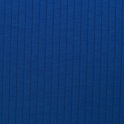 Rib Jersey - Uni - Hoogblauw Rib Jersey - Uni - Hoogblauw