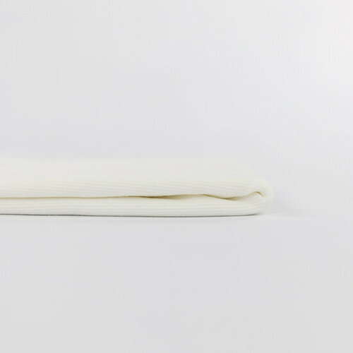 Boordstof - Uni Rib - Gebroken Wit (SYAS) Boordstof - Uni Rib - Gebroken Wit (SYAS)