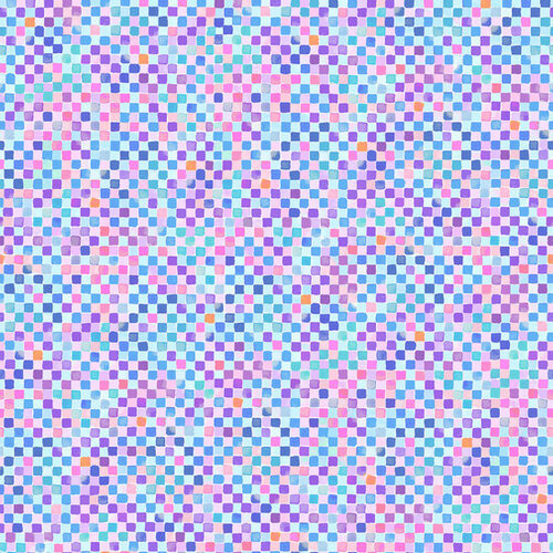 Katoen - Violet-Multi Mosaic - Multicolor Katoen - Violet-Multi Mosaic - Multicolor