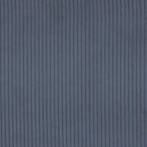 Ribfluweel Deco - Uni - Jeansblauw Ribfluweel Deco - Uni - Jeansblauw