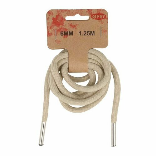 Hoodie Koord 6mm - Beige