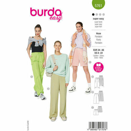 Burda Patroon 5761 - Broek