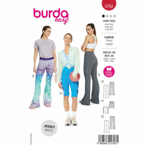 Burda Patroon 5762 - Legging