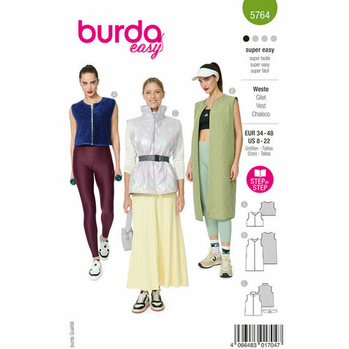 Burda Patroon 5764 - Gilet