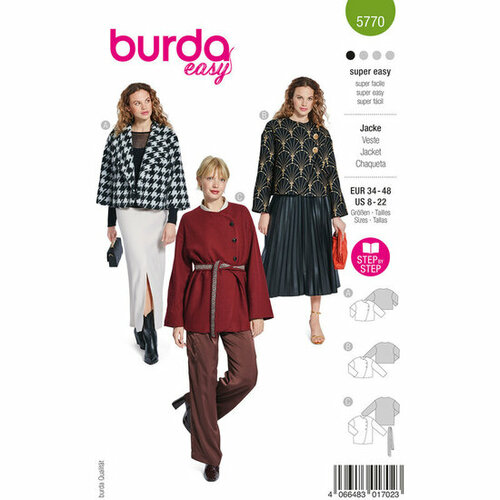 Burda Patroon 5770 - Jas