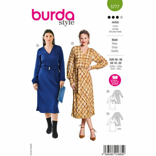 Burda Patroon 5777 - Jurk