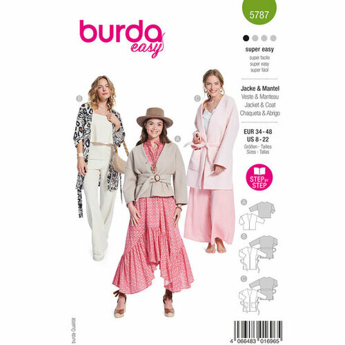 Burda Patroon 5787 - Jas en Mantel