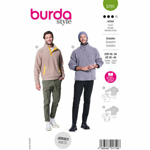 Burda Patroon 5791 - Sweater
