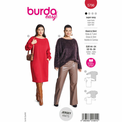 Burda Patroon 5796 - Jurk en T-shirt