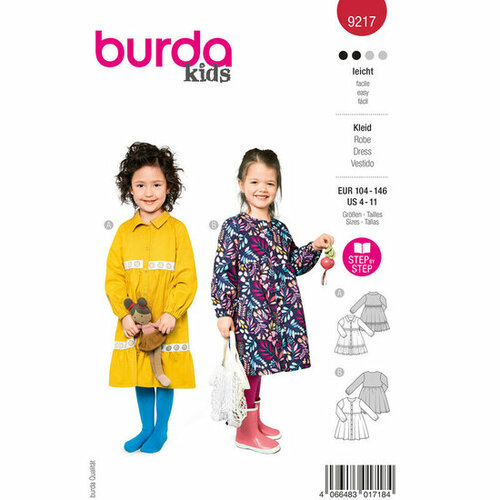 Burda Patroon 9217 - Jurk