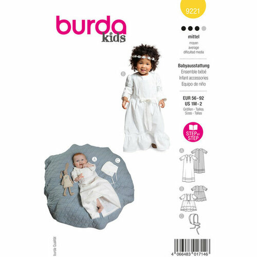 Burda Patroon 9221 - Doopkleed