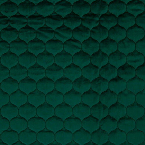 Velvet - Uni Quilted - Groen Velvet - Uni Quilted - Groen