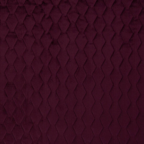Velvet - Uni Quilted - Bordeaux Velvet - Uni Quilted - Bordeaux