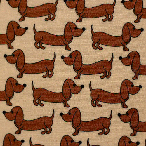 Viscose - Sweet Dog - Beige Viscose - Sweet Dog - Beige