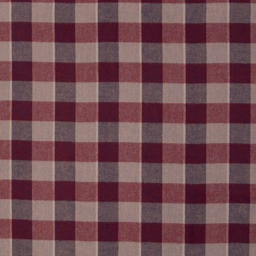 Flanel - Karo - Aubergine Flanel - Karo - Aubergine