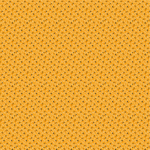 Katoen - Ditsy Vine - Cheddar Katoen - Ditsy Vine - Cheddar