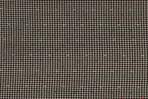 Jacquard - Pied de poules colored lines - Bruin Jacquard - Pied de poules colored lines - Bruin
