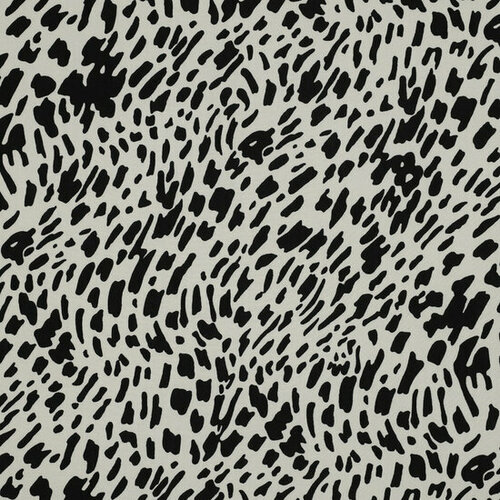 Viscose - Animal Print - Ecru Viscose - Animal Print - Ecru