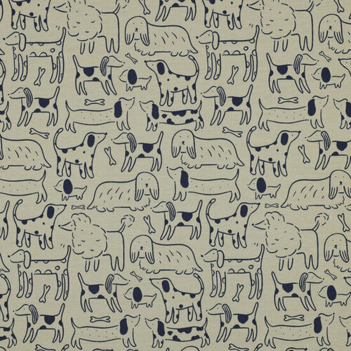 Jersey - Dogs - Groenbeige Jersey - Dogs - Groenbeige
