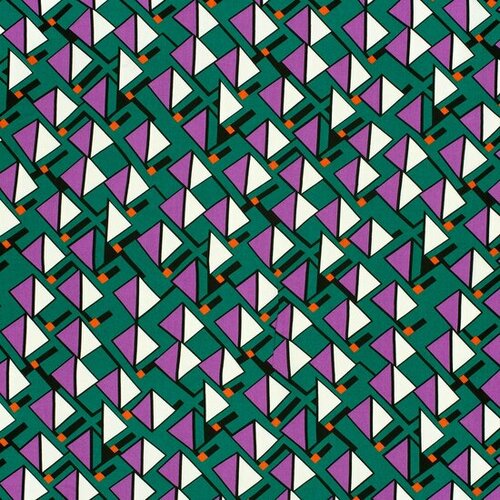 Viscose - Abstract - Donkergroen Viscose - Abstract - Donkergroen