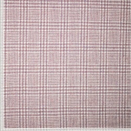 Mantelstof - Lurex Check - Lila Mantelstof - Lurex Check - Lila