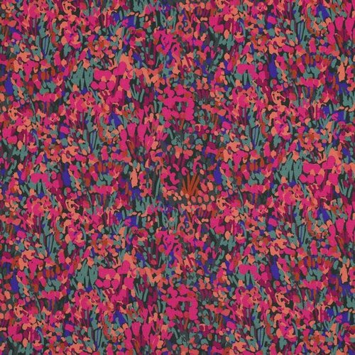 Ecovero Viscose - Colorful Garden - Donkergroen Ecovero Viscose - Colorful Garden - Donkergroen