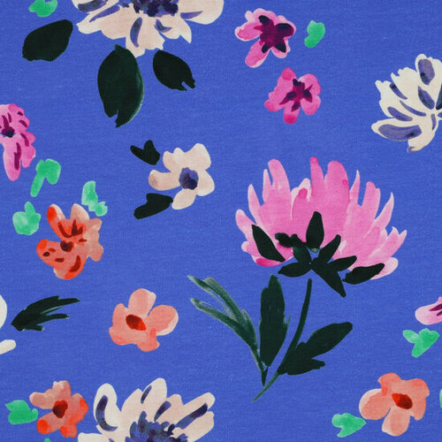 French Terry - Colette - Blauw French Terry - Colette - Blauw