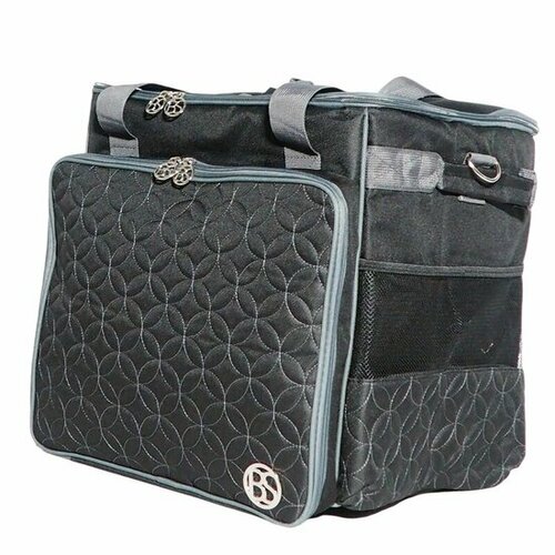 Babysnap Overlocktas Zwart Quilted Babysnap Overlocktas Zwart Quilted