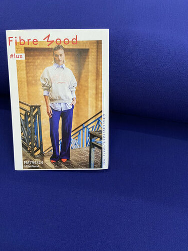 Double Crepe - Uni - Blauw Double Crepe - Uni - Blauw