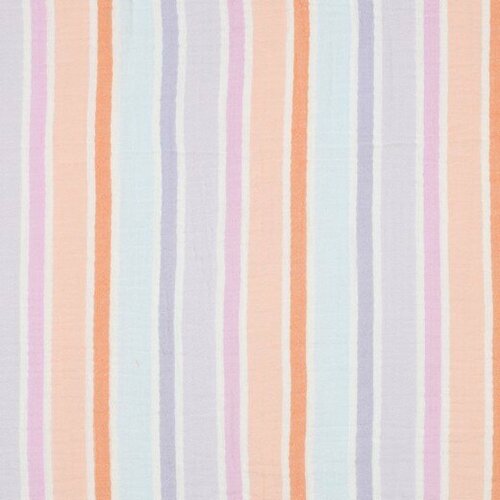 Tetra - Yarn dyed Stripes - Lila-Oranje-Lichtblauw Tetra - Yarn dyed Stripes - Lila-Oranje-Lichtblauw