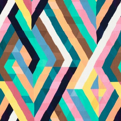 Viscose - Stained Glass - Petrol Viscose - Stained Glass - Petrol
