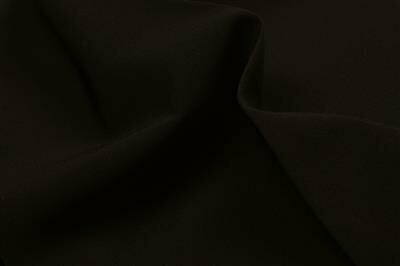 Coupon 1.20m - Crepe - Uni - Zwart