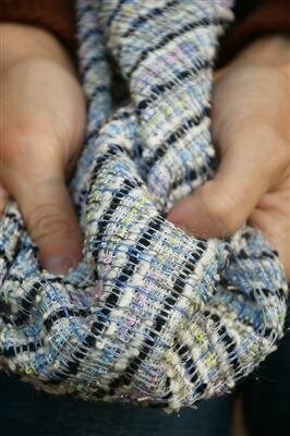 Bouclé - Sparkling Sky - Blauw Bouclé - Sparkling Sky - Blauw