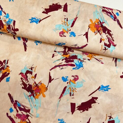 Viscose - Painters Pallet - Beige Viscose - Painters Pallet - Beige
