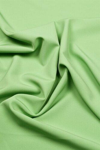Crepe - Uni - Lichtgroen Crepe - Uni - Lichtgroen