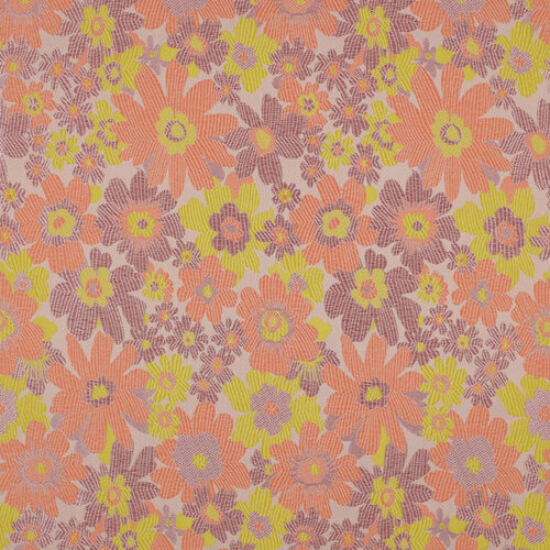 Jacquard - Flowers - Licht Roze Jacquard - Flowers - Licht Roze